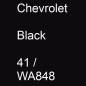 Preview: Chevrolet, Black, 41 / WA848.